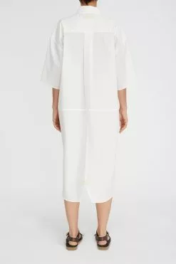 LM Poplin Short Sleeve Shirt Dress -Dress store 18 LMSSShirtDress Natural 0320 scaled