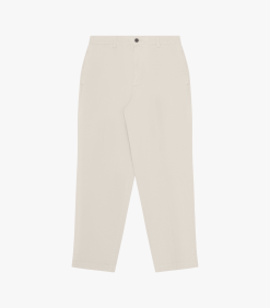 Twill Flat Front Pant Natural