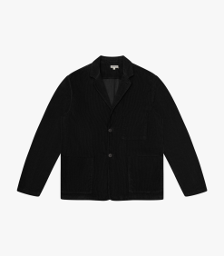 Corduroy Sack Jacket Black
