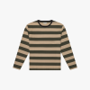 Bar Stripe Tee L/S Tan/Green