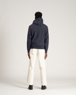 Logo Hoodie Dark Navy -Dress store AW 21 On Model Web Res Heavyweight Hoody 015