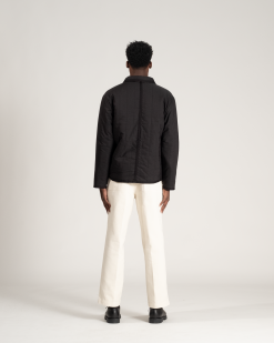 Reverse Zip Pile & Quilt Jacket Grey 15 Reverse Zip Pile & Quilt Jacket Grey -Dress store AW 21 On Model Web Res Reverse Zip Pile Quilt Jacket 002