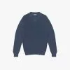 Merino Polo Sweater Sky