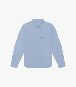 Chambray Paris Western Light Blue