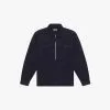 Patch Zip Pull-Over Navy