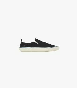 Odessa 1919 EZ Slip On Black Canvas
