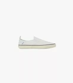 Odessa 1919 EZ Slip On White Canvas