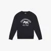 Big Cat Raglan Crew Sweatshirt Black