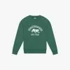 Big Cat Raglan Crew Sweatshirt Hunter