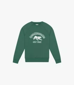 Big Cat Raglan Crew Sweatshirt Hunter