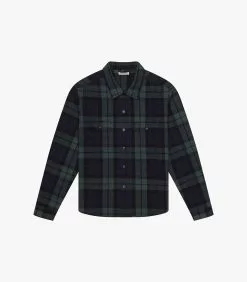 Cotton Yard Flannel Navy
