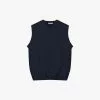 Ivy V-Sweater Vest Dark Navy