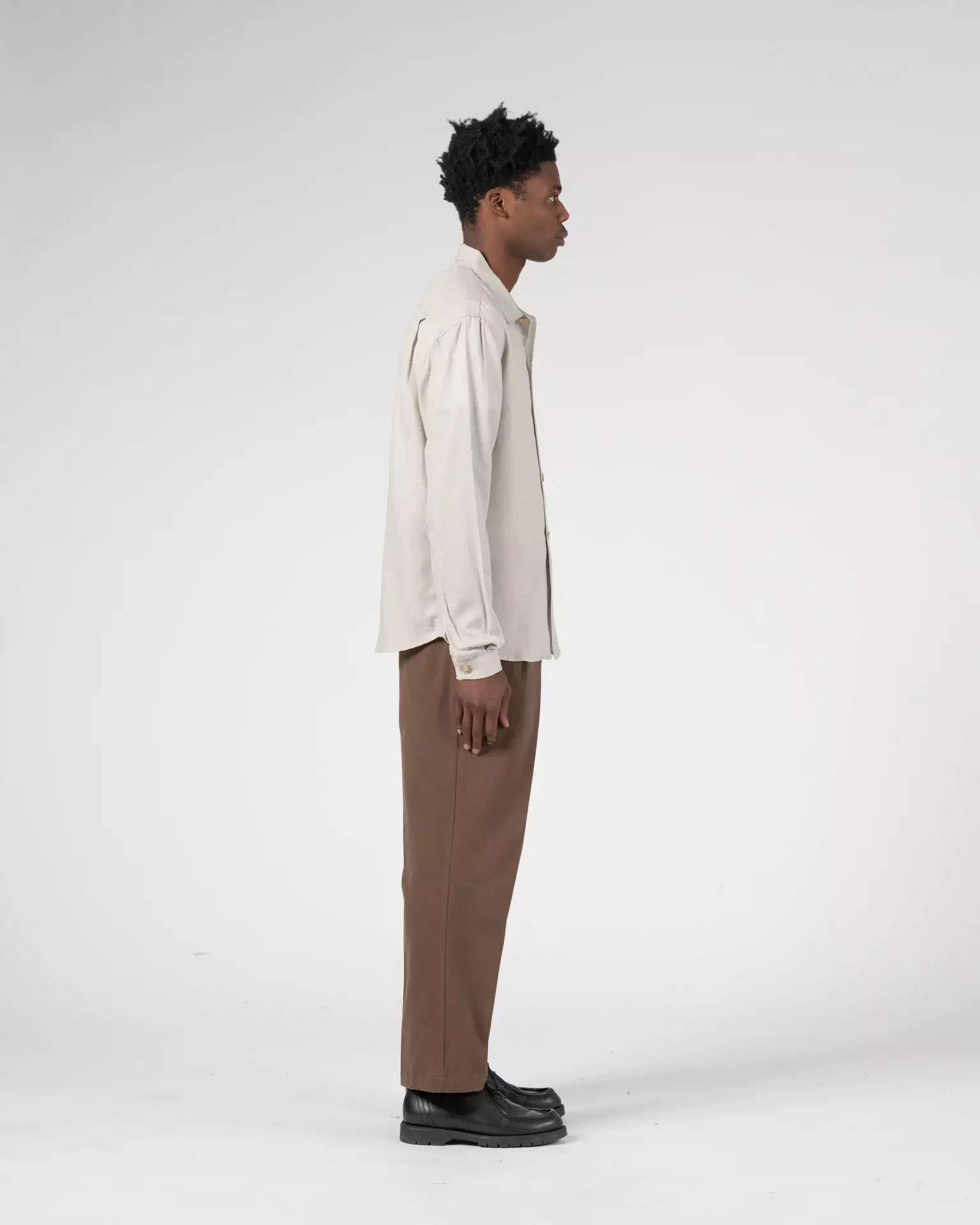 Merino Tin Shirt Grey 4 Merino Tin Shirt Grey - Image 4