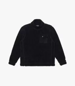Pile Fleece Turtleneck Navy
