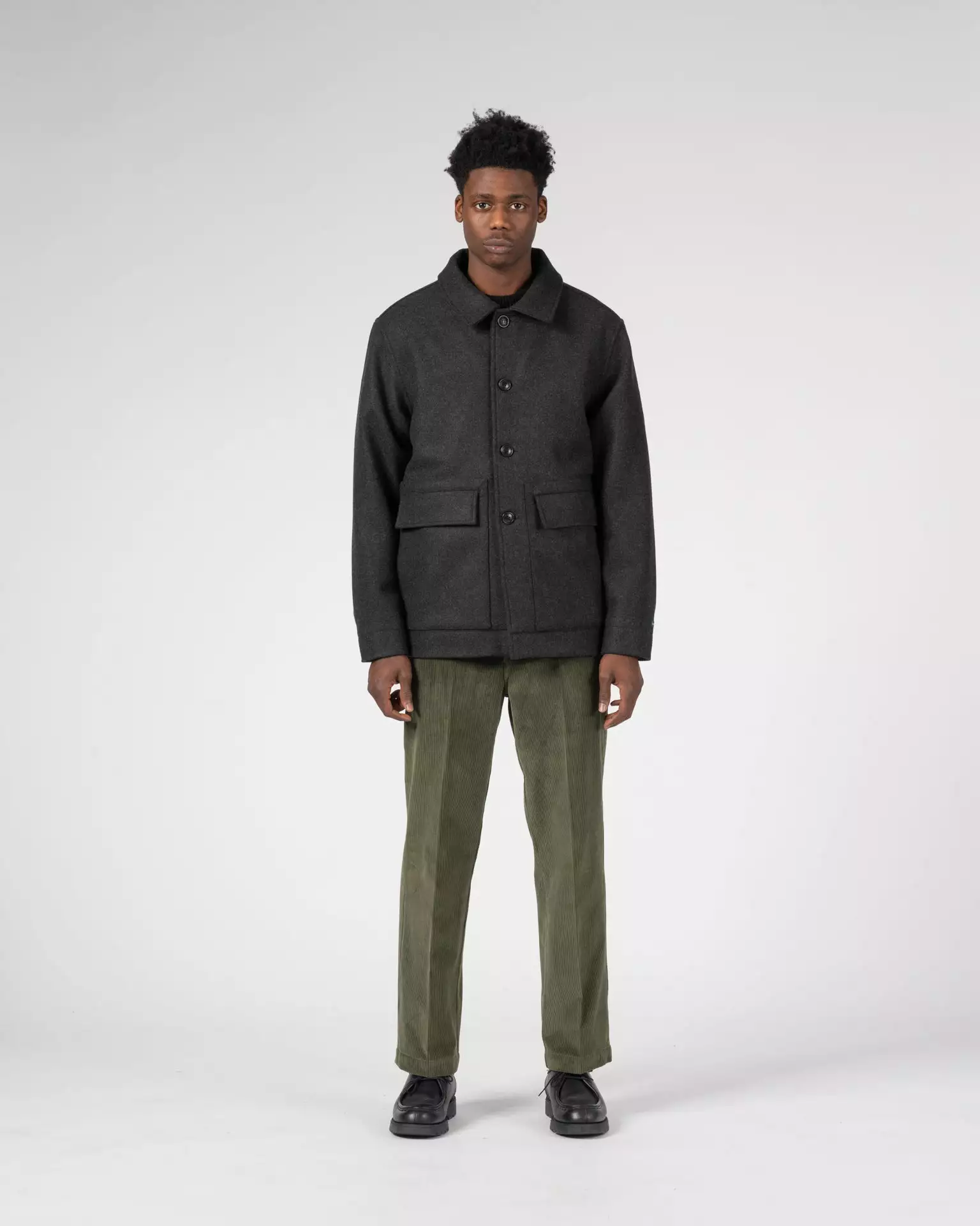 Post Coat Charcoal 3 Post Coat Charcoal - Image 3