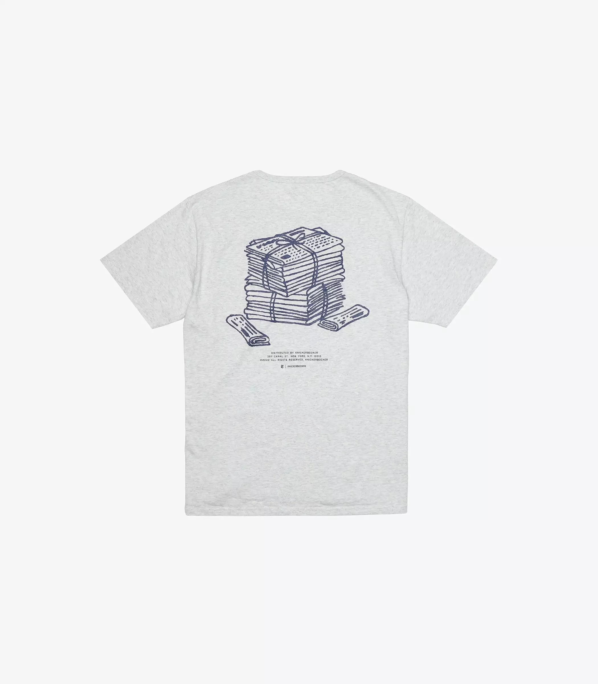 The N.Y.T Staff Pocket T-Shirt Vintage Heather 2 The N.Y.T Staff Pocket T-Shirt Vintage Heather - Image 2