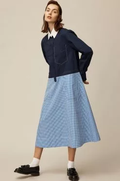 Yale Spliced Shirt Dress -Dress store Lookbook f4dc80b4 5b29 42af b2a9 971e1c152953 scaled