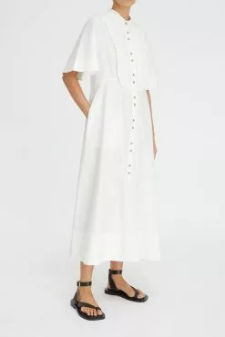 Oakley Bib Front Midi Dress