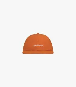 Nylon Logo Ball Cap Orange