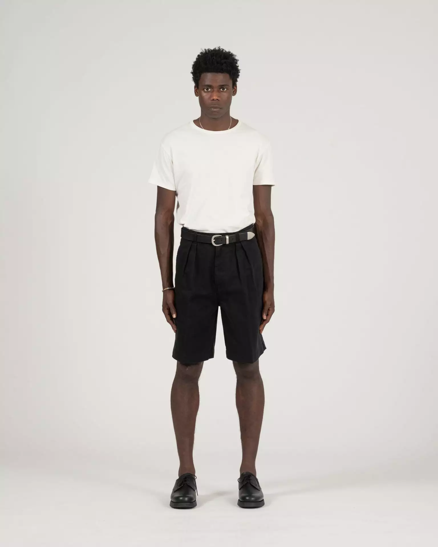 Pleated Short Black 3 Pleated Short Black - Image 3