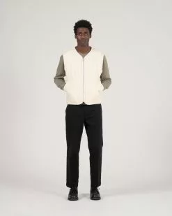 Reverse Century Vest Natural -Dress store SS22 ON MODEL WEB 204