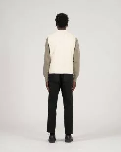 Reverse Century Vest Natural -Dress store SS22 ON MODEL WEB 207