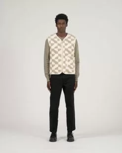 Reverse Century Vest Natural -Dress store SS22 ON MODEL WEB 208