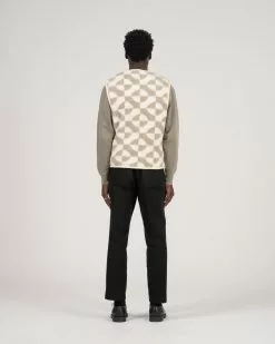 Reverse Century Vest Natural -Dress store SS22 ON MODEL WEB 210
