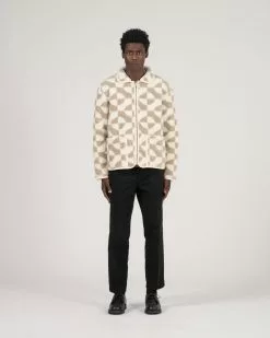 Reverse Century Jacket Natural -Dress store SS22 ON MODEL WEB 211