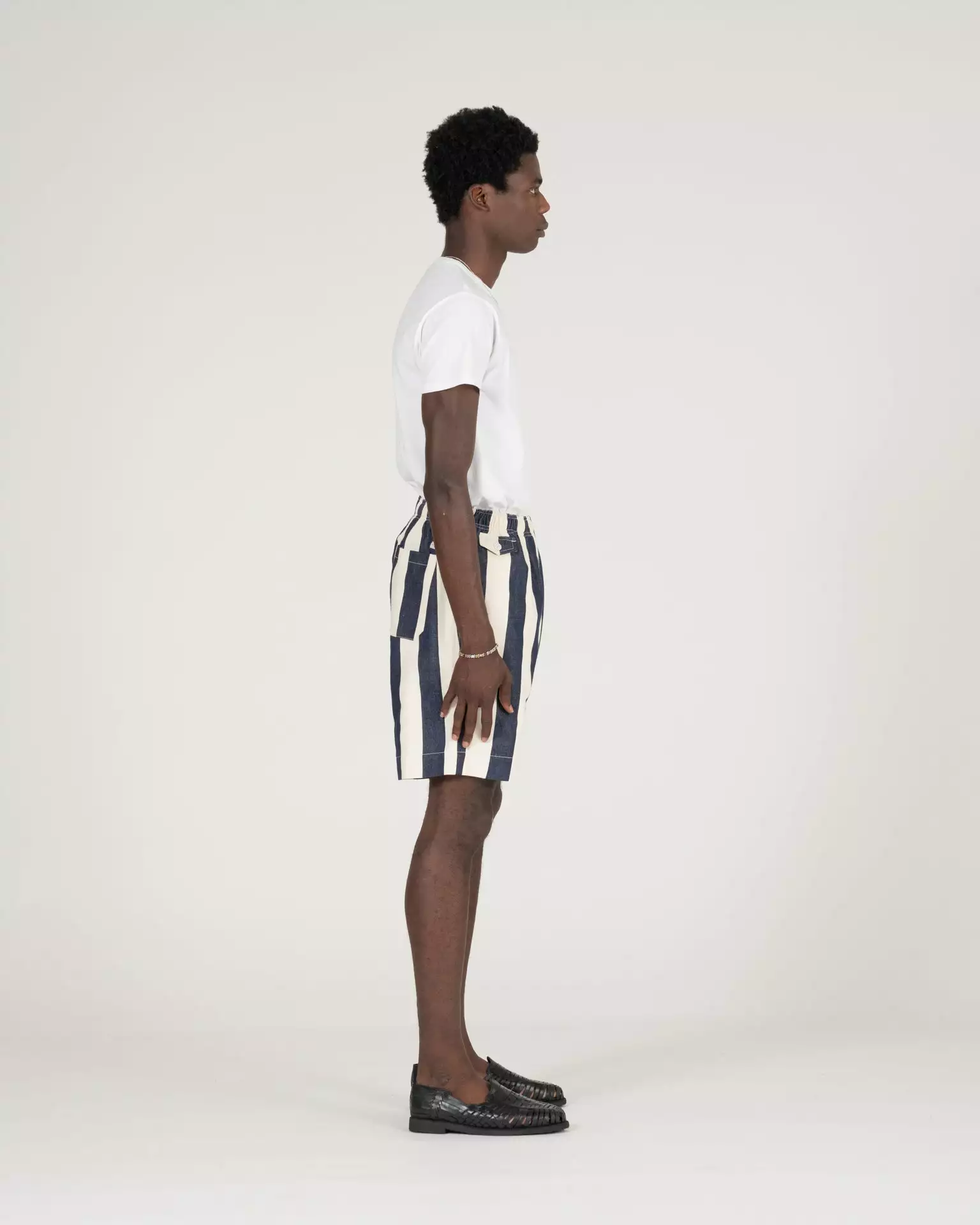 Sunday Short Blue/White Stripe 4 Sunday Short Blue/White Stripe - Image 4