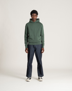 50's Hoodie Knickerbocker Green -Dress store Spring 21 On Model Hi Res 208