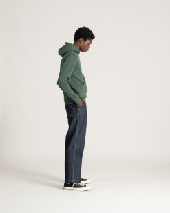 50's Hoodie Knickerbocker Green -Dress store Spring 21 On Model Hi Res 209