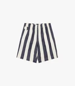 Sunday Short Blue/White Stripe