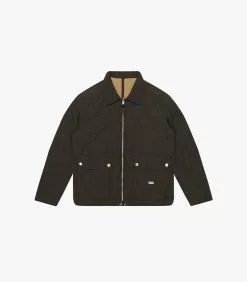 Suffolk Reverse Jacket Khaki/Forest