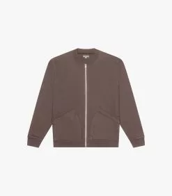 Varsity Zip Sweatshirt Bark